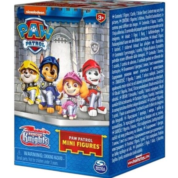 Paw Patrol Rescue Knights Marshall Mini Figure & Castle Mystery Box New - Picture 6 of 7